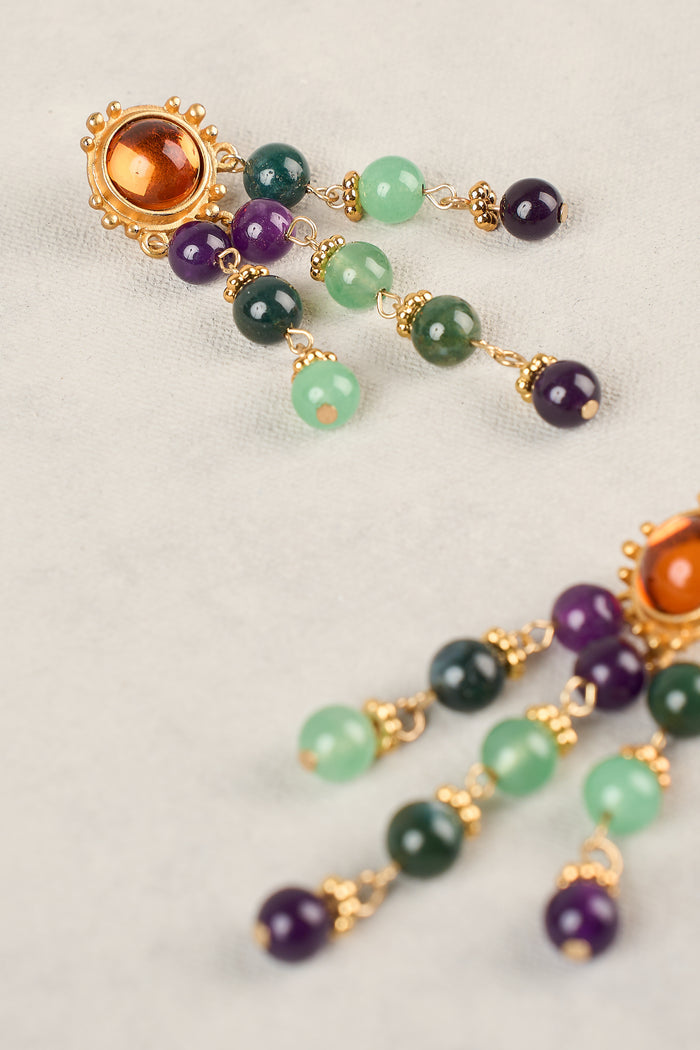 Chandelier Earrings - Multicolour