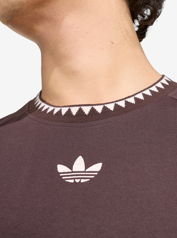 Chest Stripes Engineered Collar Tee