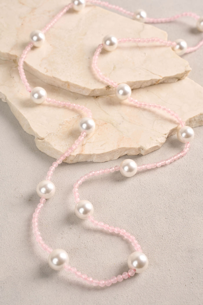 Chianna Necklace - Light Pink