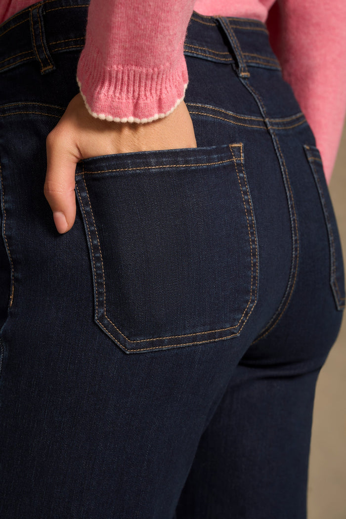 Classique 25 Turn Up Jeans - Denim Mid Wash