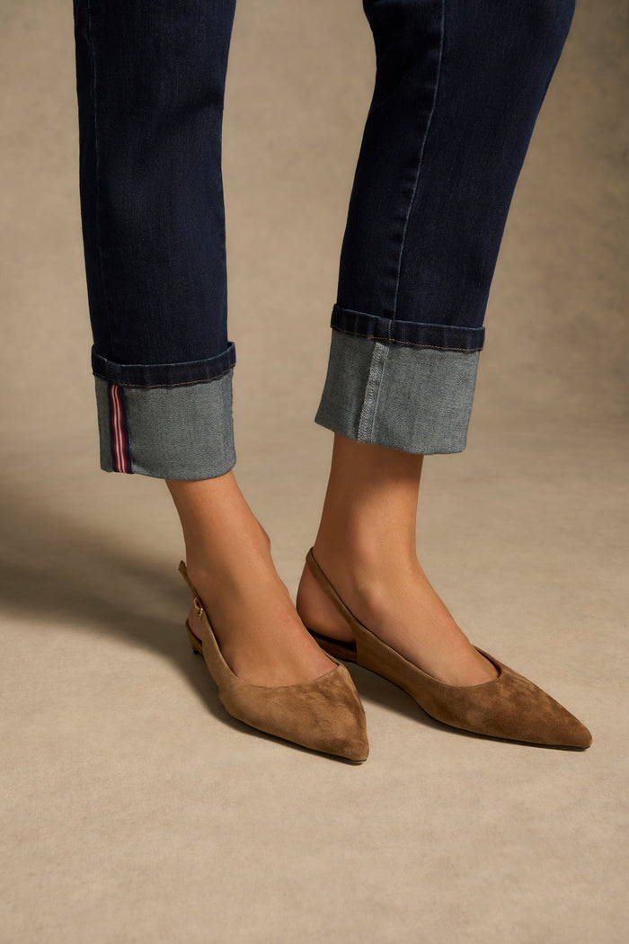 Classique 25 Turn Up Jeans - Denim Mid Wash