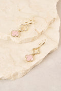 Clover Diamante Droplets - Light Pink