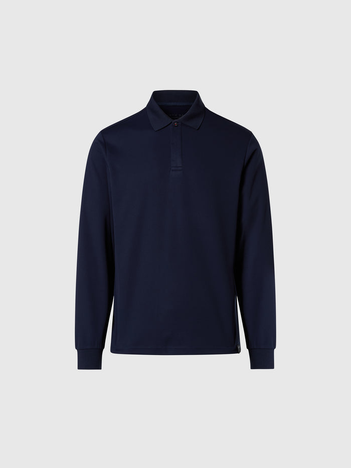 hover | Navy blue | polo-long-sleeve-692766