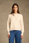 Cotton Knit Cardigan - Vanilla