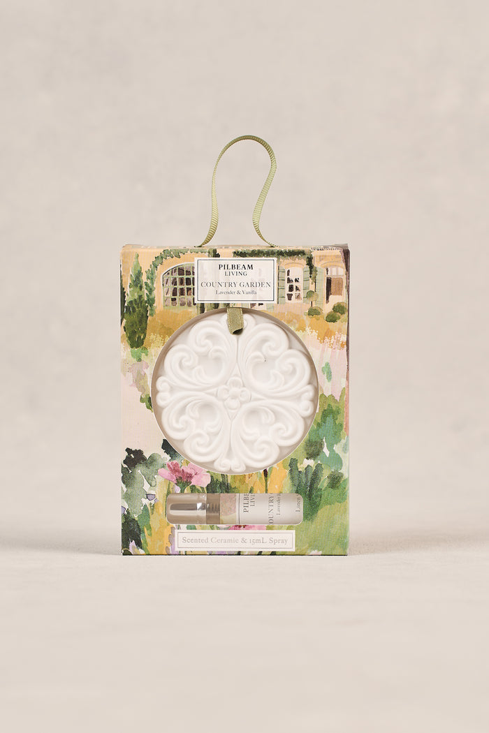 Country Garden Ceramic Disc