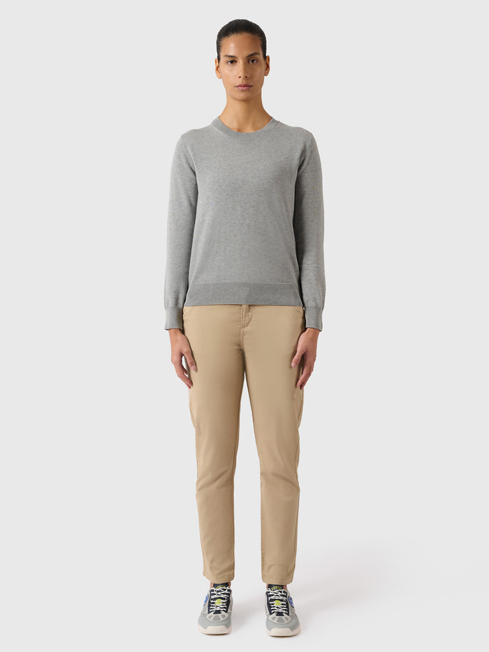 5 | Grey melange | women's-crewneck-knit-27W900