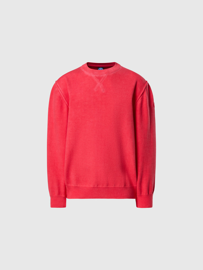 hover | Geranium | crewneck-12gg-knitwear-796130