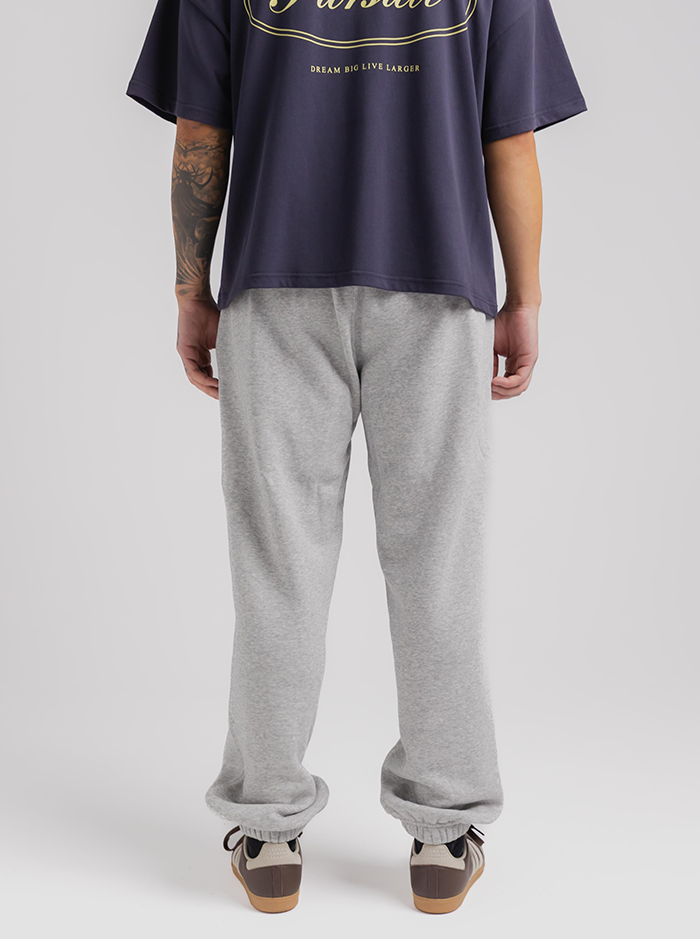 Cuffed Sweatpant in Heather Grey
