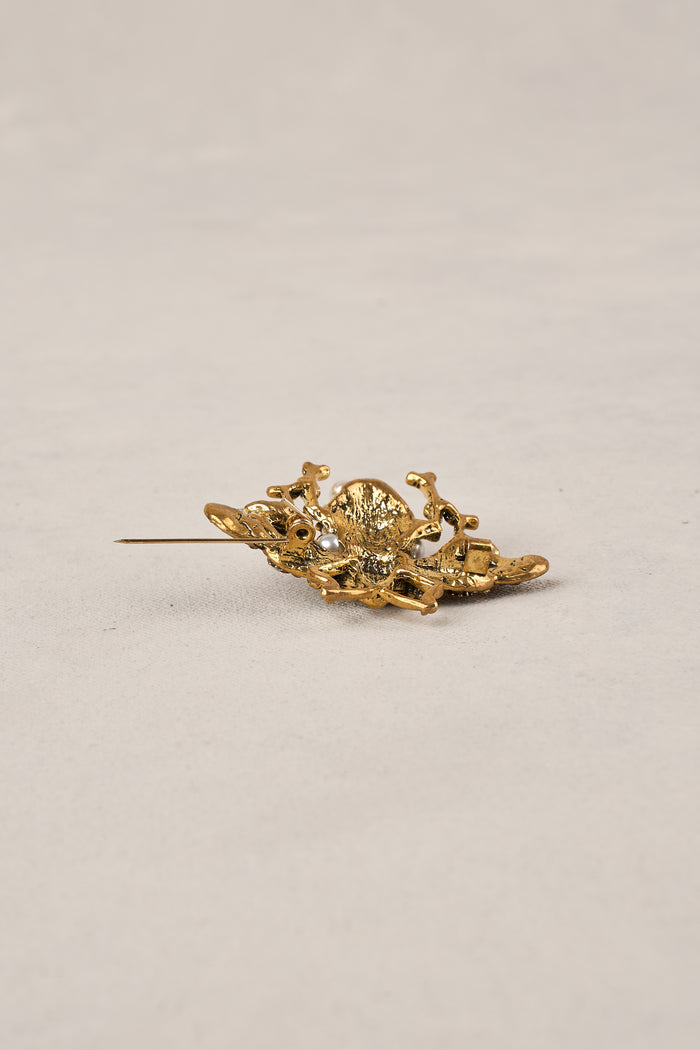 Diamante Bee Brooch - Multicolour