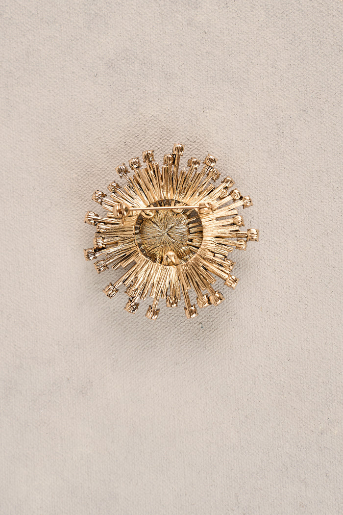 Diamante Cluster Brooch - Multicolour
