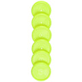 Discos + Elástico Amarelo Neon