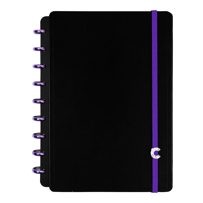 Discos + Elástico Roxo Metálico