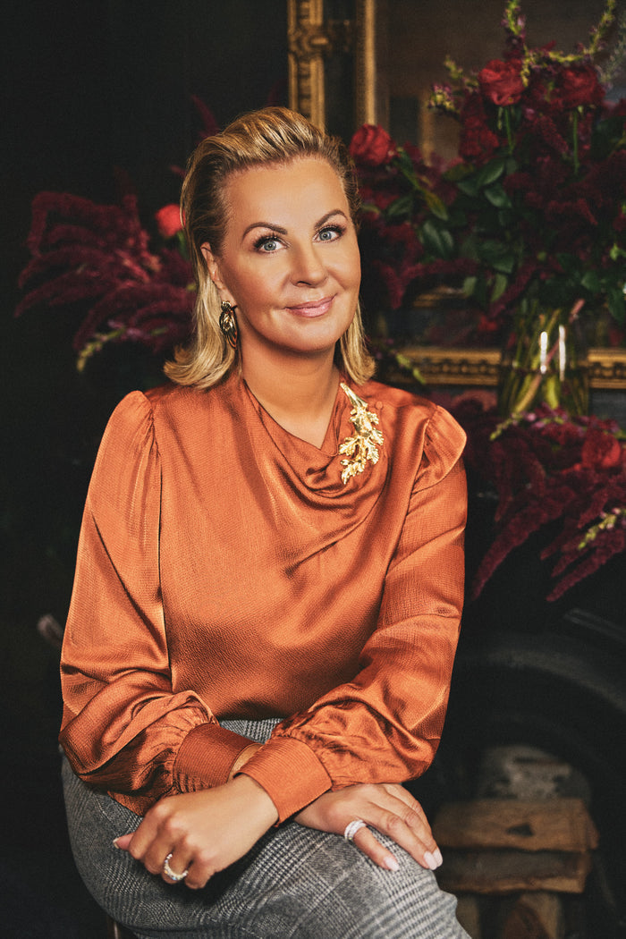 Draped Blouse – Russet