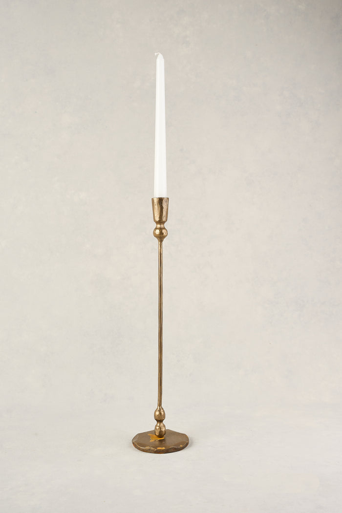 EDDIE CANDLEHOLDER LARGE - GOLD