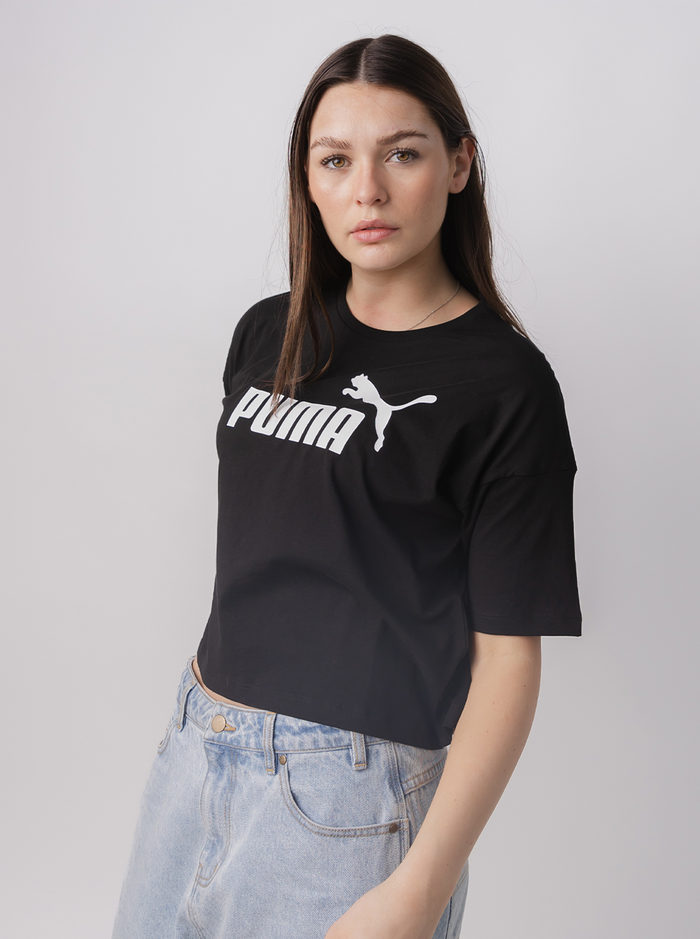 Essential Cropped Logo Tee