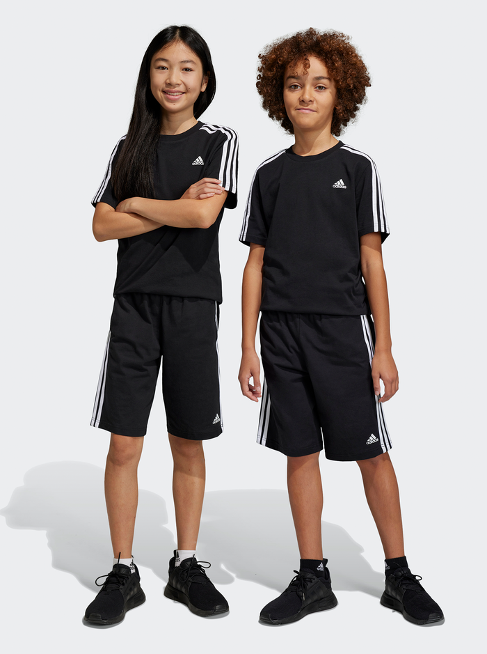 Essentials 3-Stripes Knit Shorts Youth