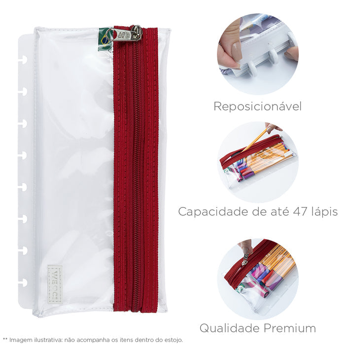 Estojo Inteligente Crystal Red