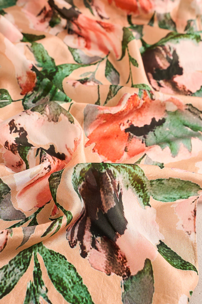 Feminine Floral Scarf - Multicolour