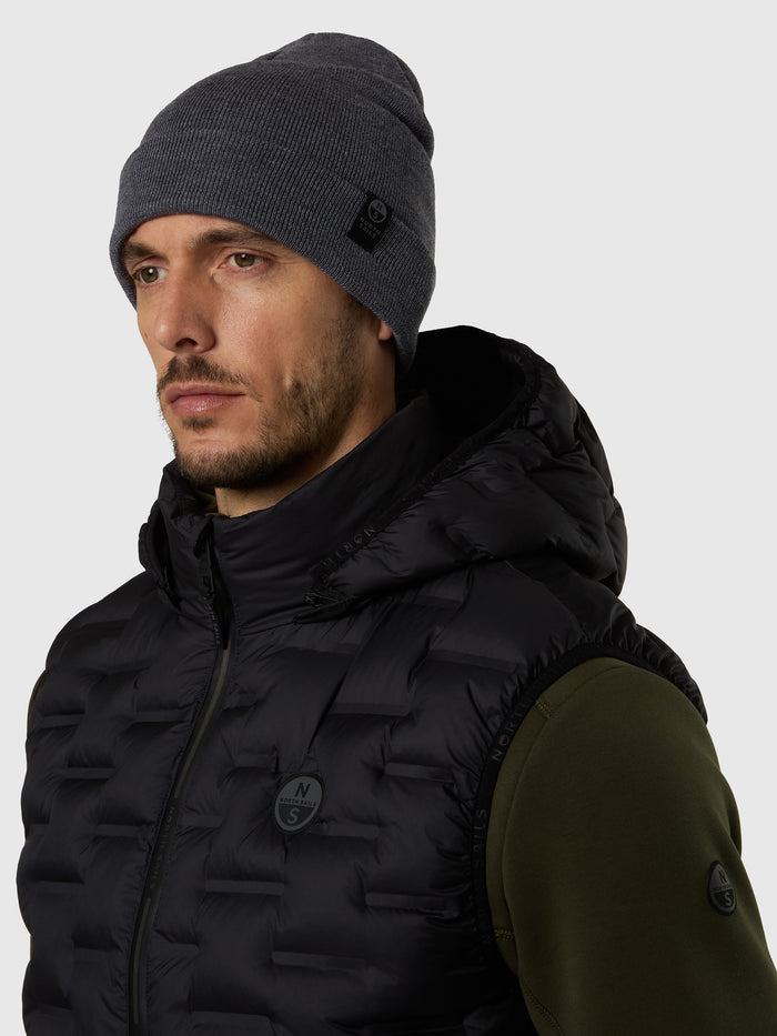 2 | Medium grey melange | beanie-623449