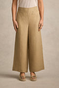 French Linen 7/8 Pant - Camel Twill