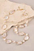 Freshwater Pearl Necklace - Gold