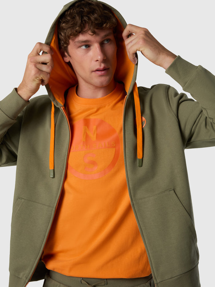 2 | Deep green | hooded-full-zip-sweatshirt-wlogo-691234