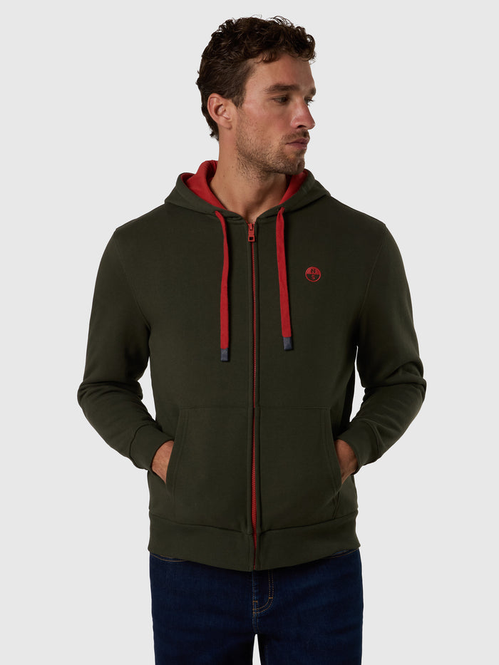 1 | Forest night | hooded-full-zip-sweatshirt-691303