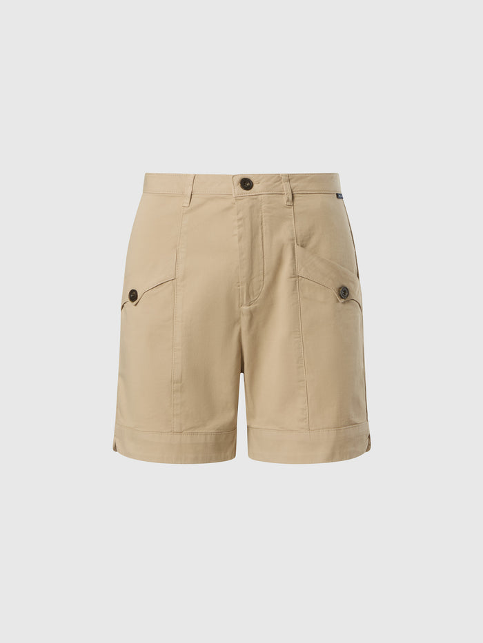 hover | Light stone | cargo-short-trousers-074793