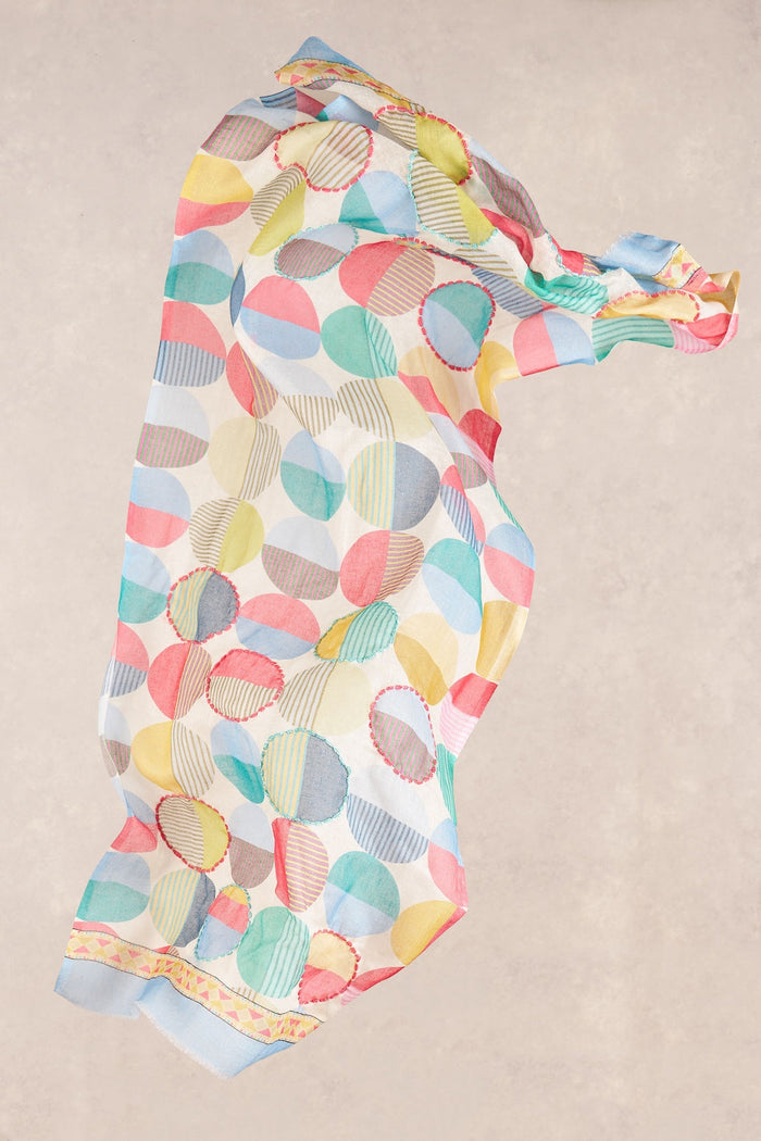 Geometric Circle Scarf - Multi