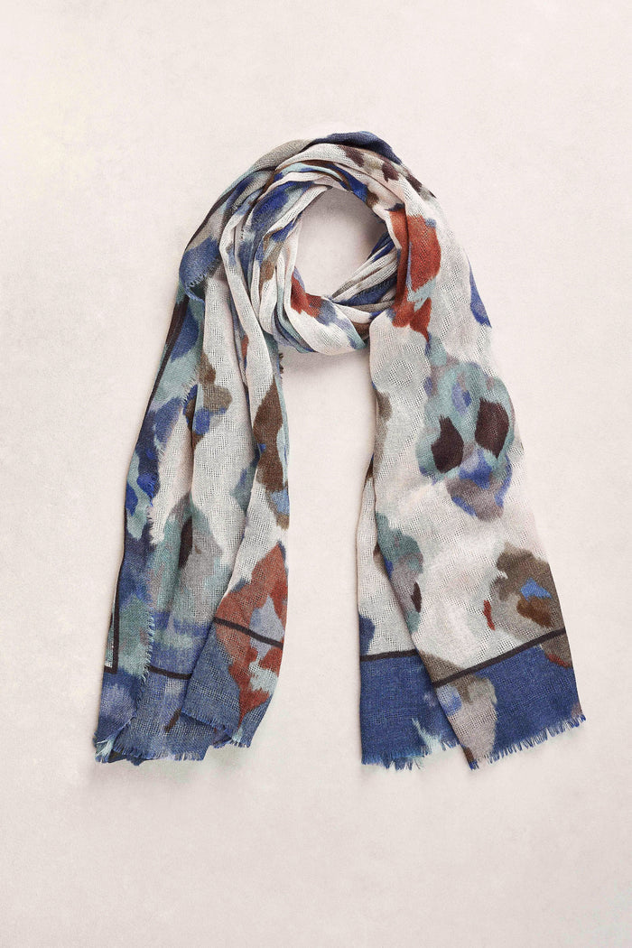 Geometric Wool Scarf - Multi