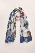 Geometric Wool Scarf - Multi