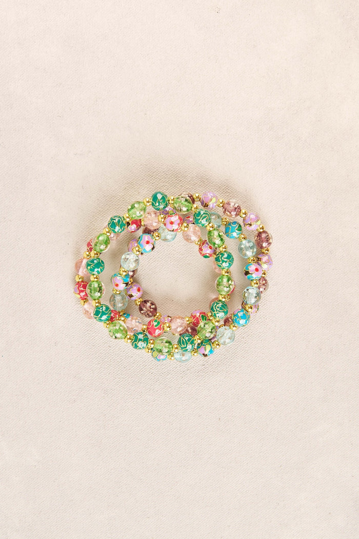 Glass Bead Stretchies - Multi
