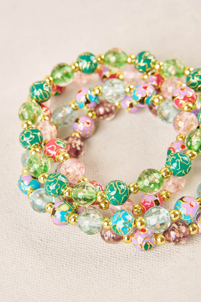 Glass Bead Stretchies - Multi