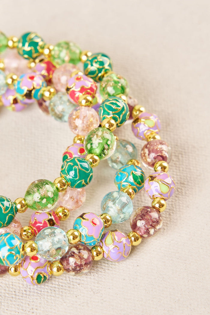 Glass Bead Stretchies - Multi