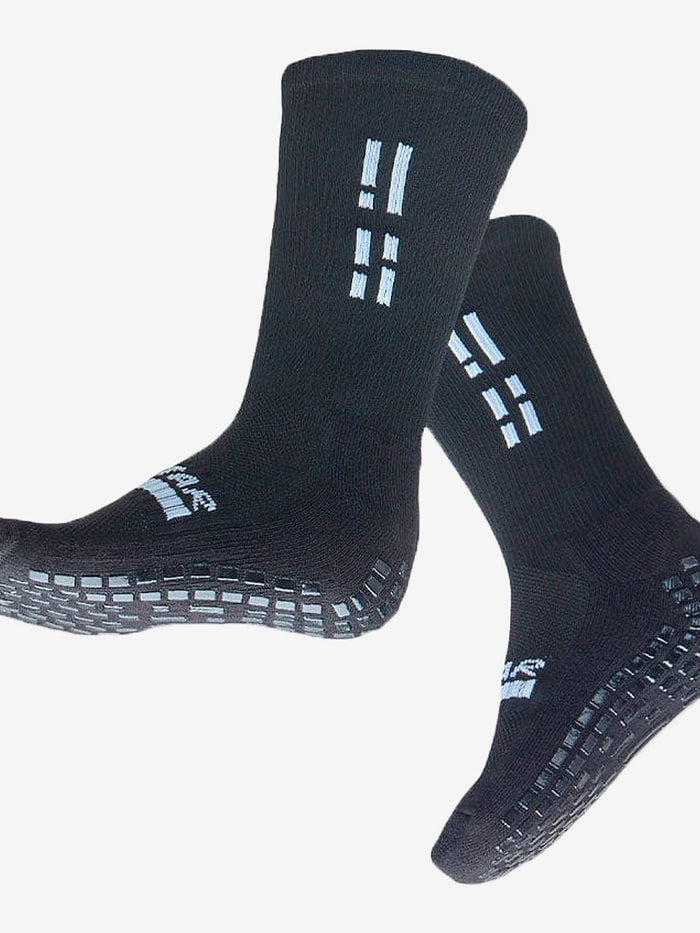 Grip Star Crew Socks - Black Adult (US Mens 8-11 / Womens 10-13)