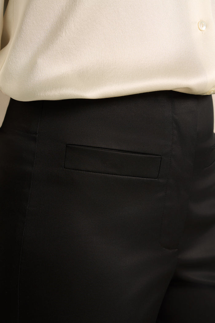 High Waisted Bootleg Pant - Black