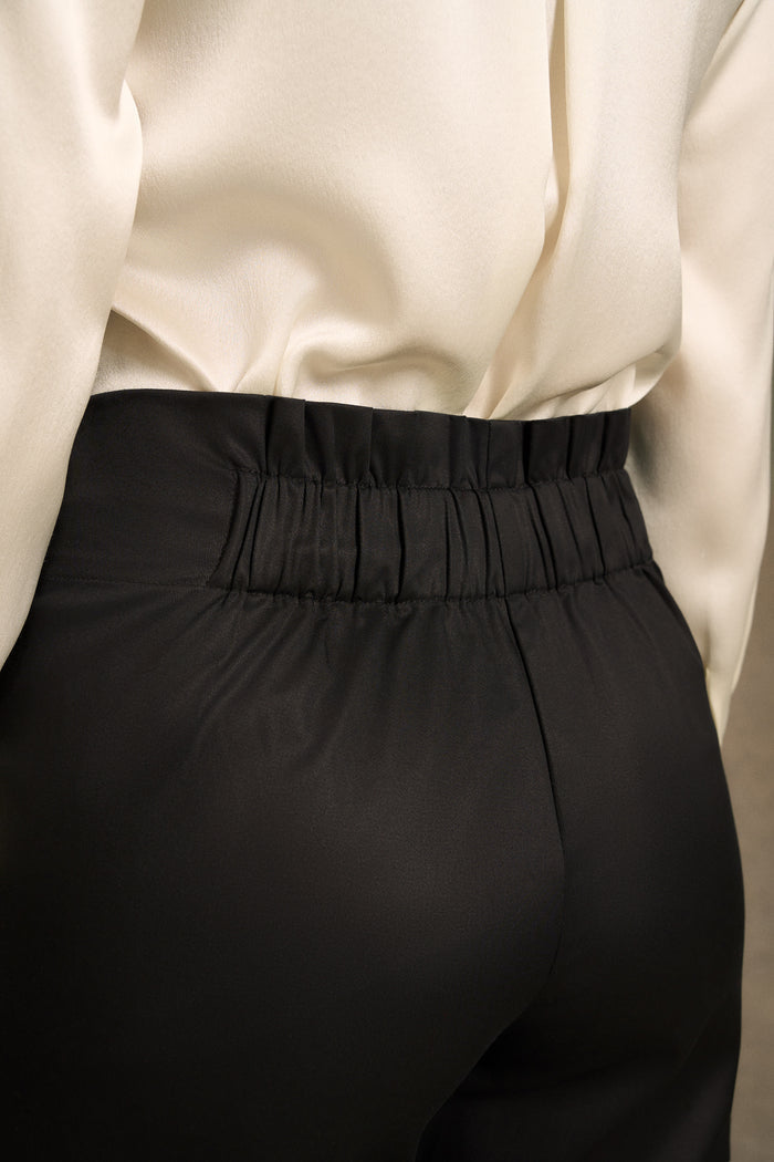 High Waisted Bootleg Pant - Black