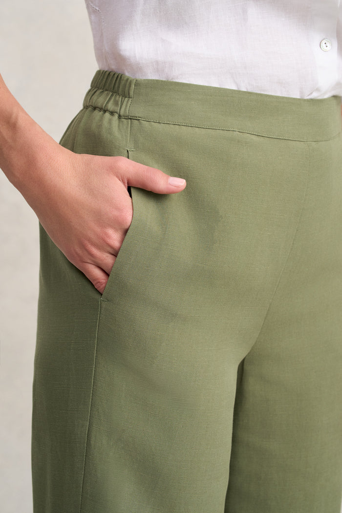 High Waisted Pant - Sage Green