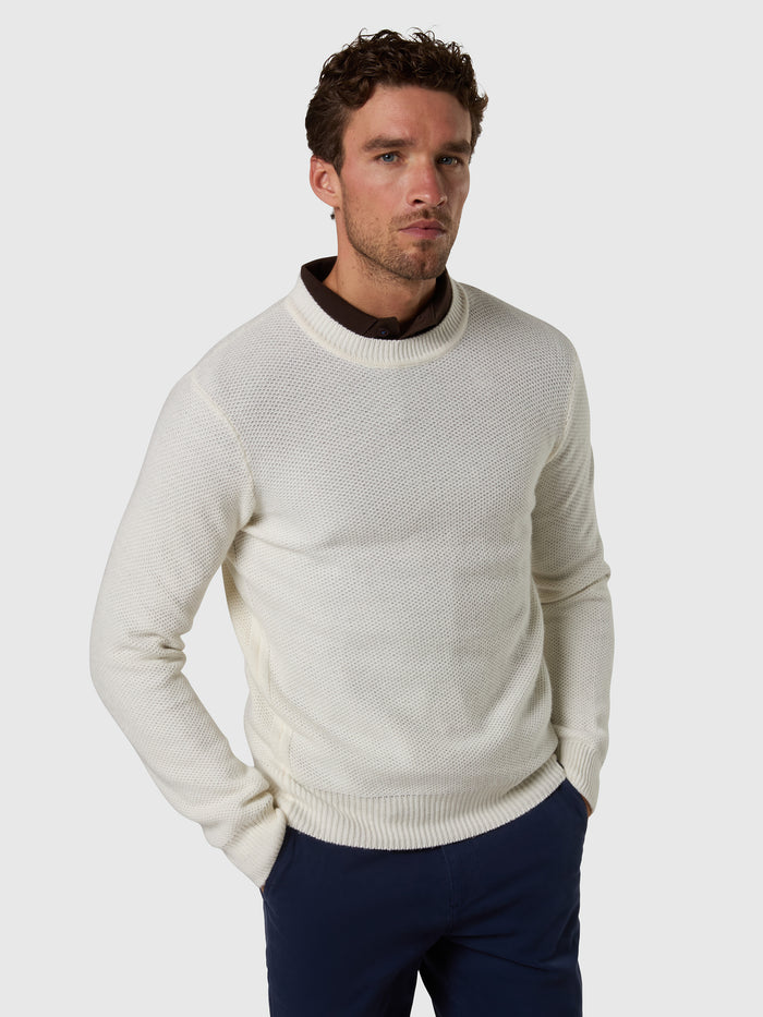 1 | Marshmallow | crew-neck-7gg-knitwear-699584