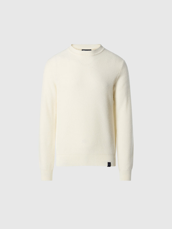 hover | Marshmallow | crew-neck-7gg-knitwear-699584