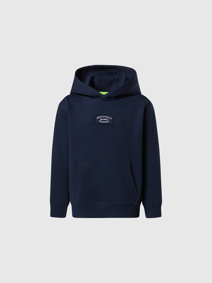 hover | Navy blue | hooded-sweatshirt-wgraphic-794481