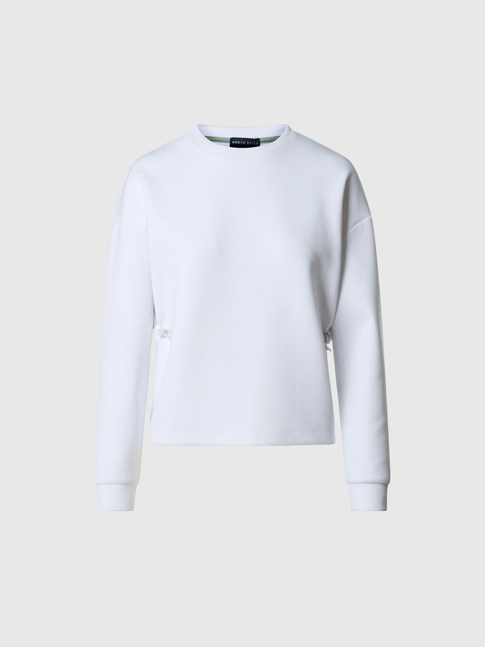 hover | Alomond cream | crewneck-sweatshirt-091243