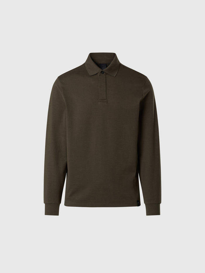 hover | Forest night | polo-long-sleeve-692769