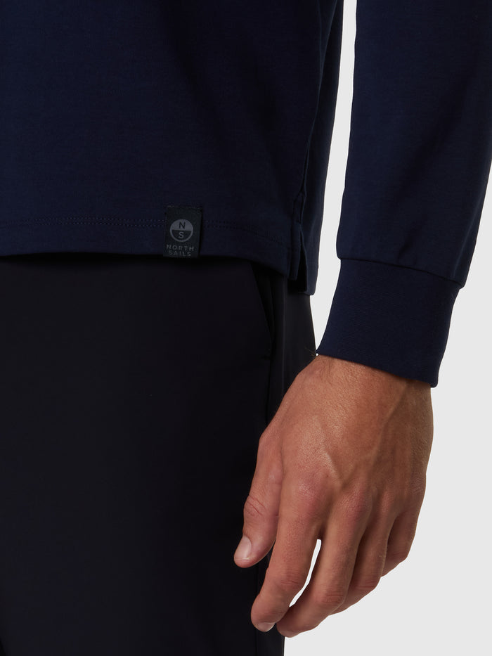 6 | Navy blue | polo-long-sleeve-692769