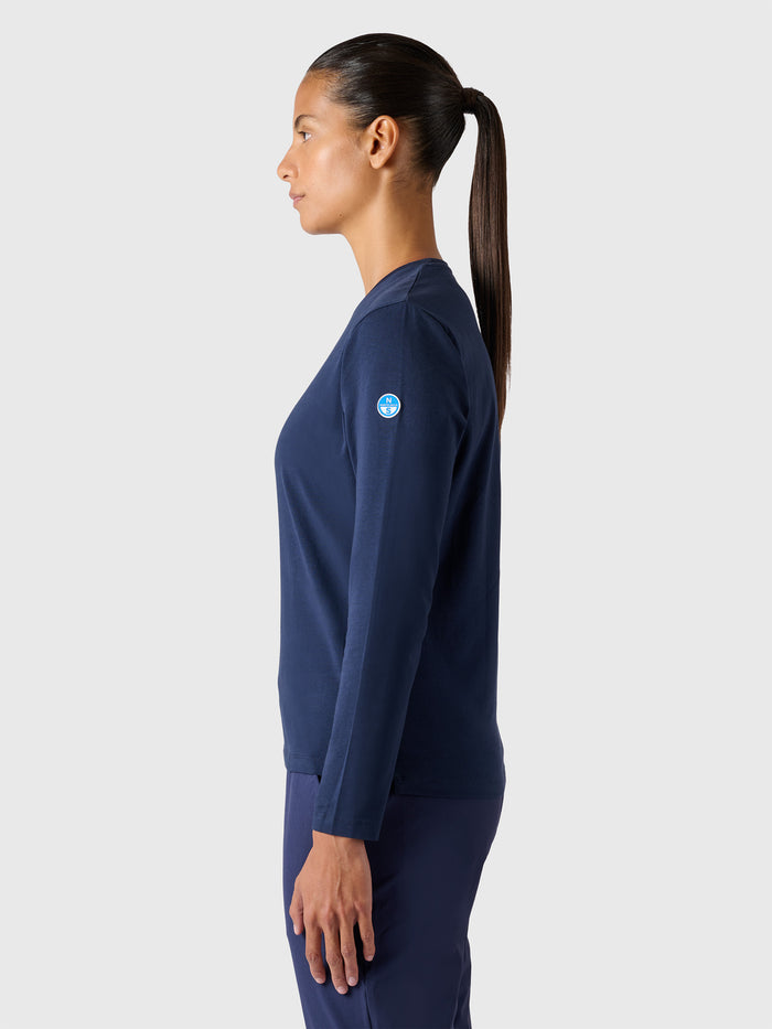 6 | Navy blue | jersey-ls-t-fw-27W213