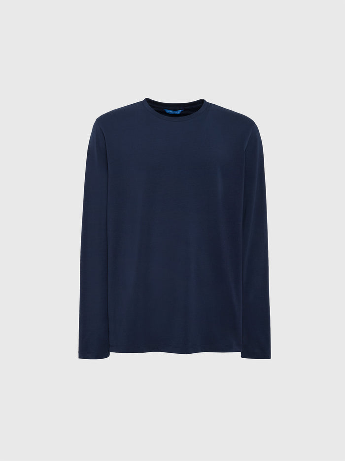 hover | Navy blue | jersey-ls-t-27M213