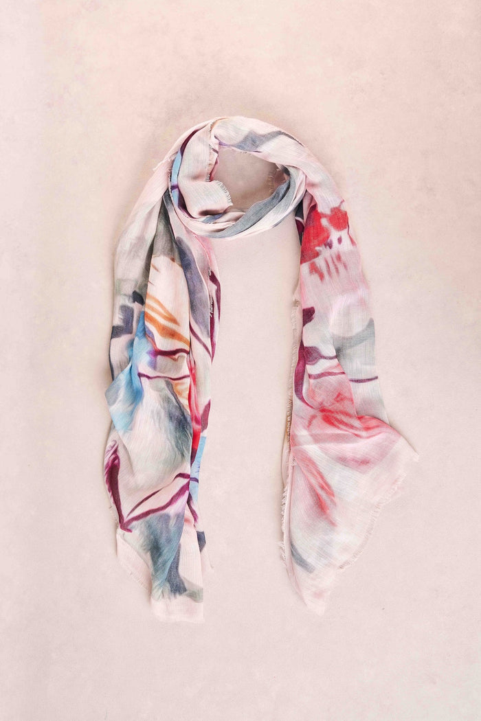 Large Floral Scarf - Multi