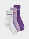 Linear Crew 3 Pairs Per Pack Kids