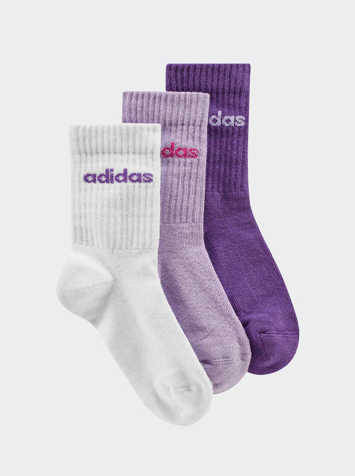 Linear Crew 3 Pairs Per Pack Kids