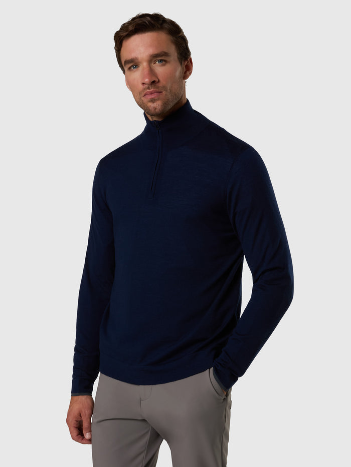 1 | Navy blue | half-zip-14gg-knitwear-699606